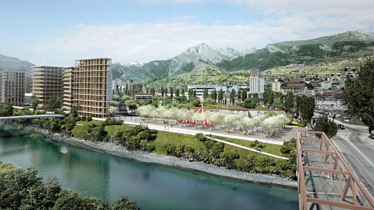 Ronquoz 21 © Ville de Sion /  Herzog & de Meuron et Michel Desvigne Paysagiste