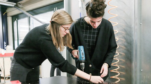 students doing a project - A. Hertzog