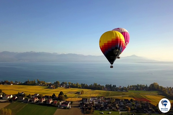 5% de rabais sur votre vol découverte avec les ballons du léman
